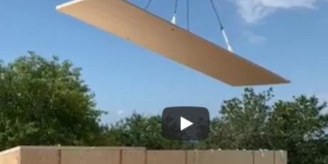 Captura vídeo CLT passivhaus Vídeo montaje CLT en Passivhaus